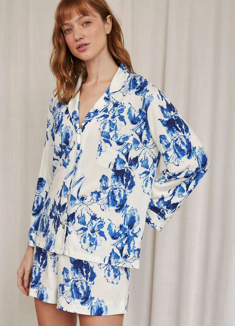 PJ Boyfriend Vera – Conjunto de Pijama Azul Iris