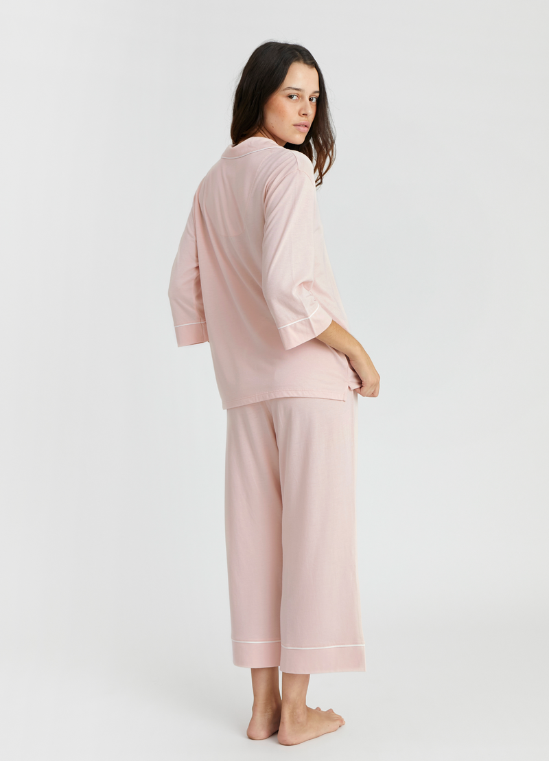 PJ Boyfriend Midi Light Rosebloom