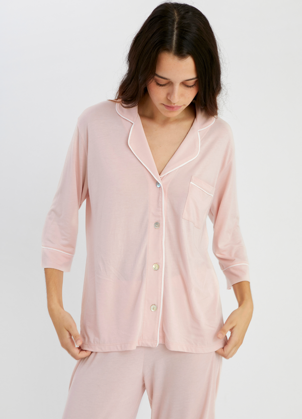 PJ Boyfriend Midi Light Rosebloom