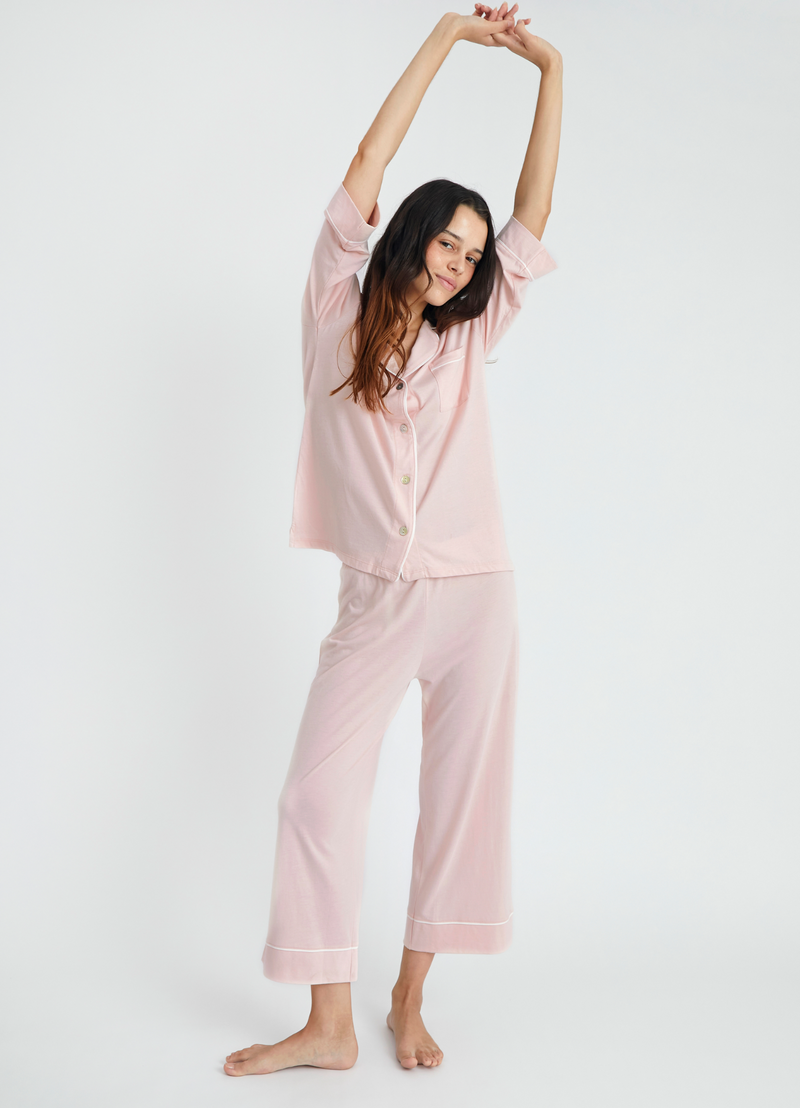 PJ Boyfriend Midi Light Rosebloom