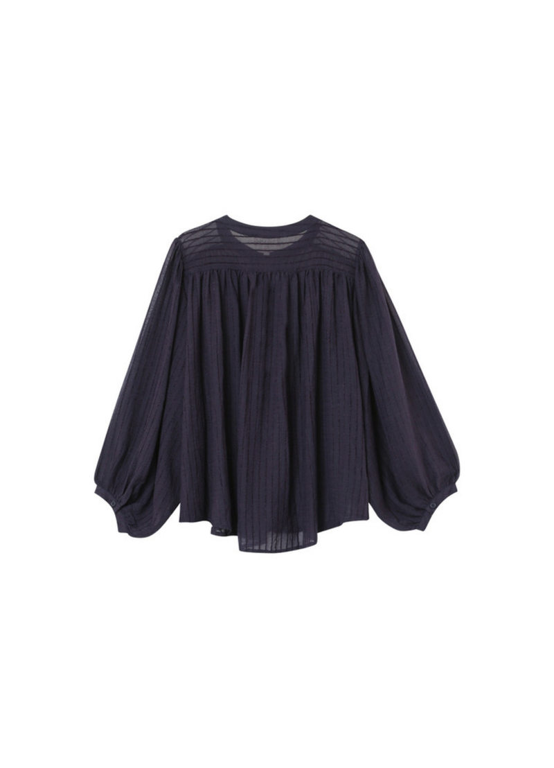BLOUSE POESIE MARINE