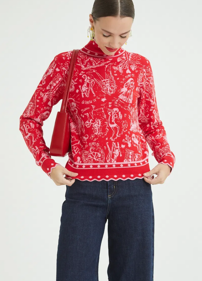 PULL JUNO ROJO
