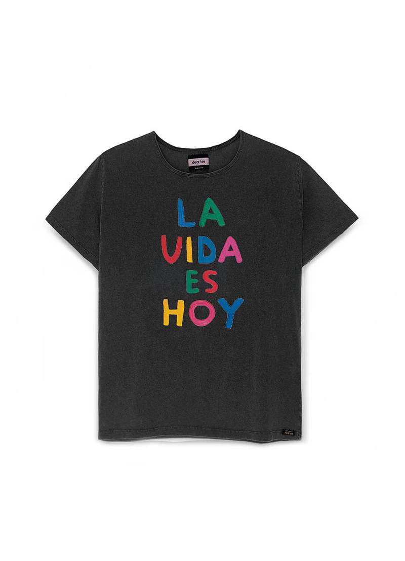 PRE-VENTA | Dear Tee · Polera “La vida es hoy” | 100% algodón orgánico