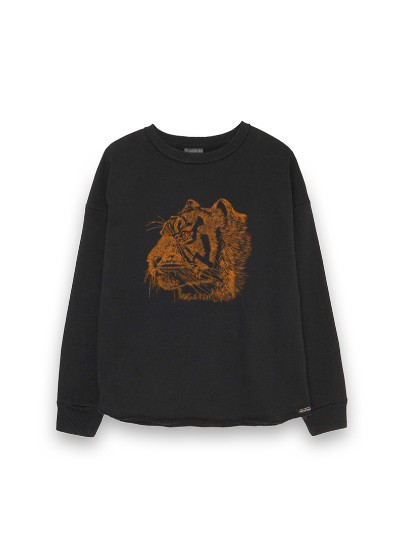 PRE-VENTA | Dear Tee · Poleron Orange Tiger | Ícono icónico + best seller | 100% algodón orgánico