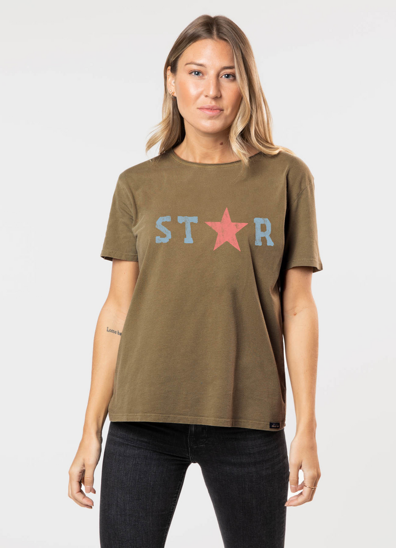 Dear Tee Polera Star Scrpt – | 100% algodón orgánico