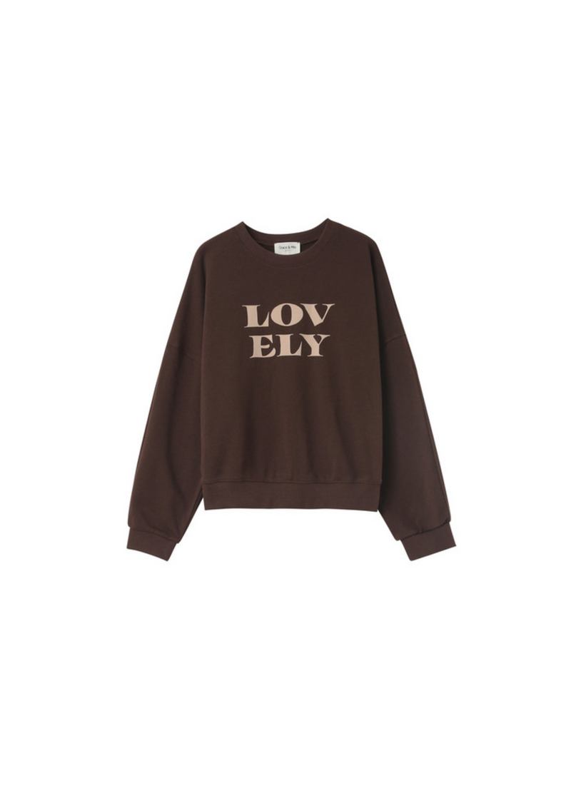 SWEATSHIRT NIGEL CHOCOLAT