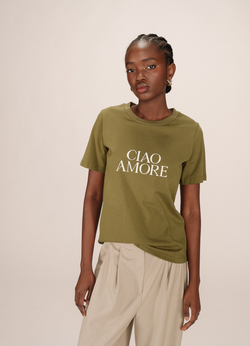 TEESHIRT IVOIRE OLIVE