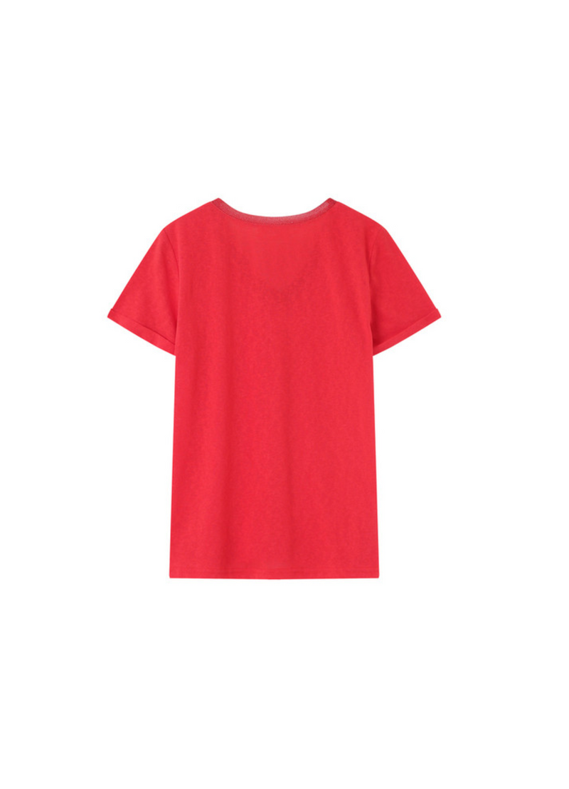 TEESHIRT GRACE ROUGE