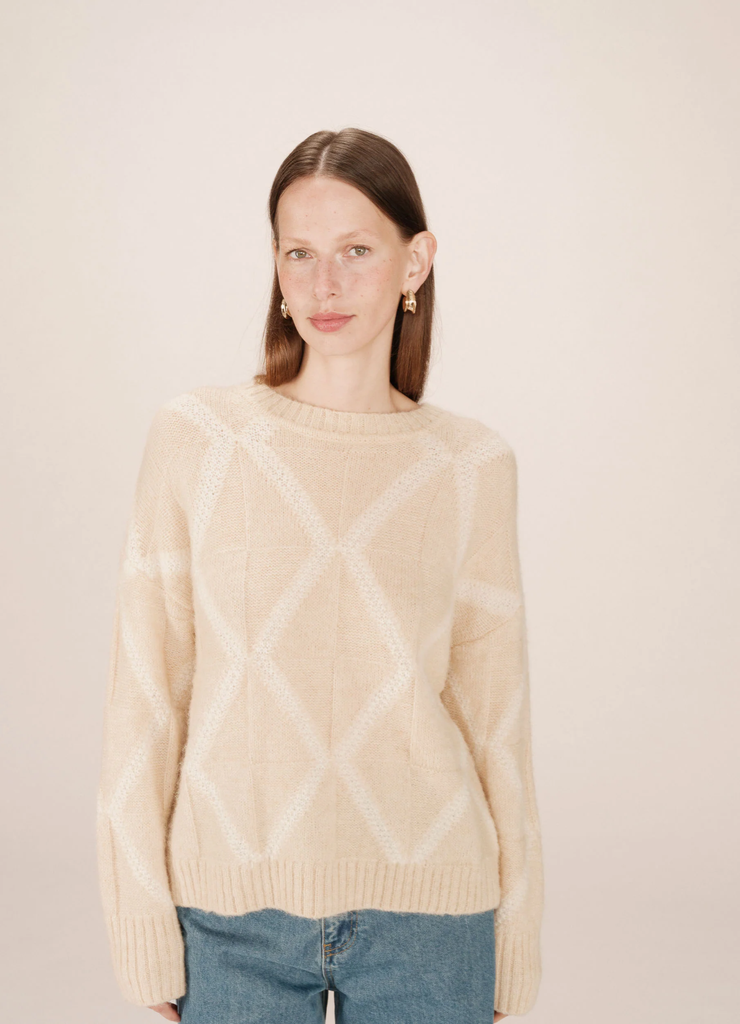 Pull Salinger Vainille Grace & Mila — Sweater lana alpaca mujer