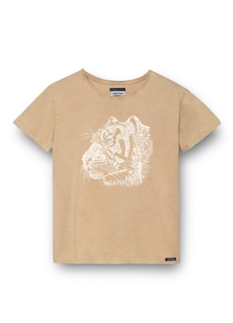 POLERA TIGRE BLANCO