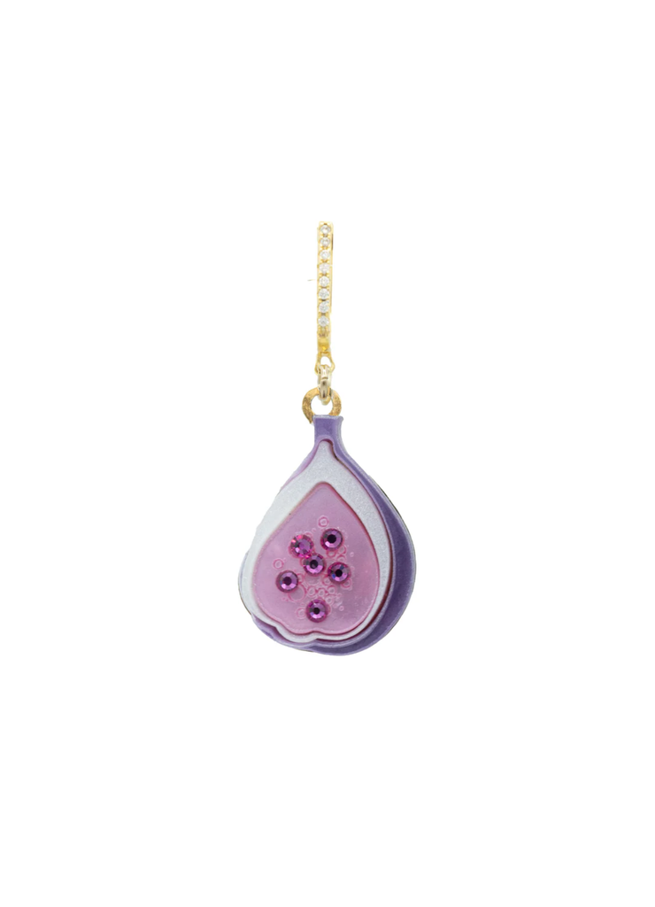 Aro Higo Kiwipomelo — Aros artesanales españoles colección Mitos lila y rosa