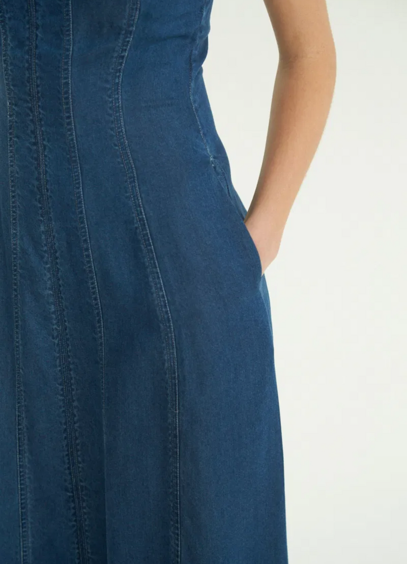 VESTIDO STILGAR  AZUL