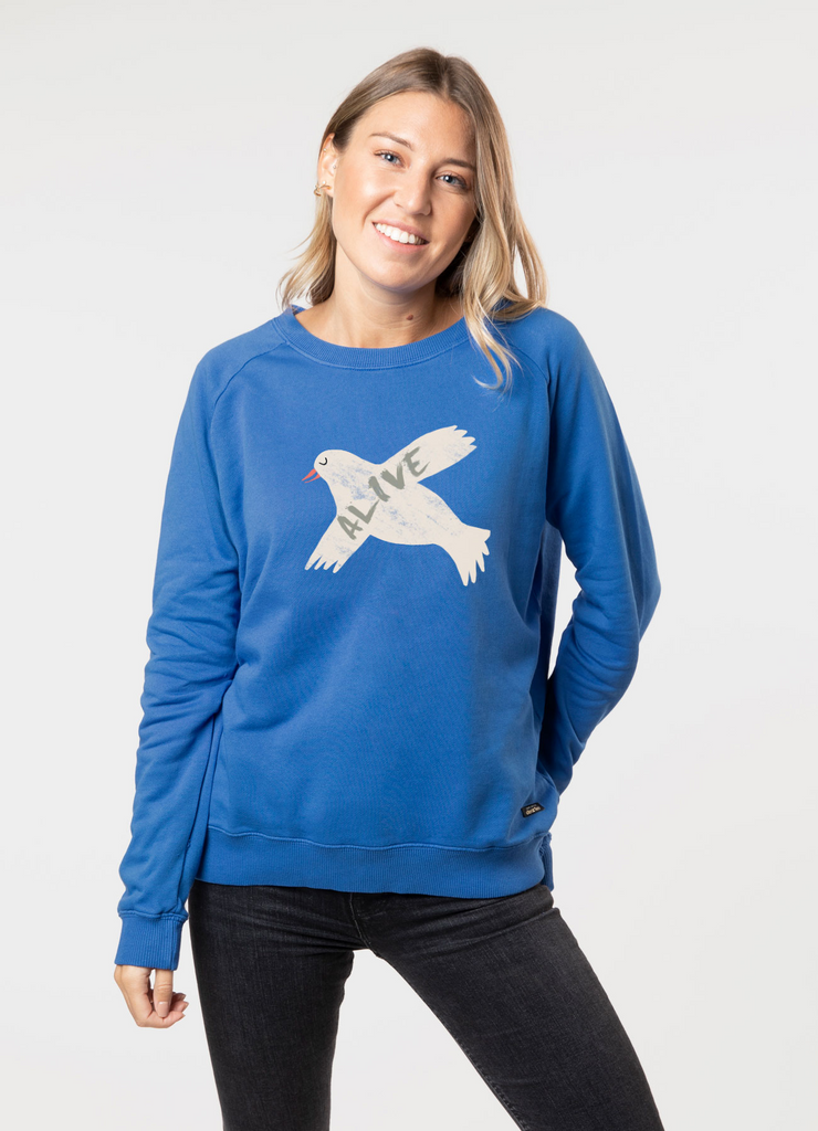 Dear Tee · Sudadera Alive – | 100% algodón orgánico